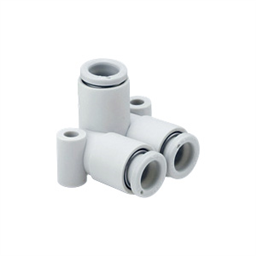 купить KQ2LU06-00A SMC KQ2LU*-00, One-touch Fitting White Color - Branch union elbow