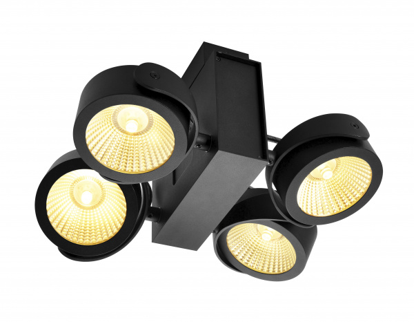 купить LI1001433 Schrack Technik TEC KALU CW, LED Indoor Leuchte, quad, schwarz, 24°, 3000K