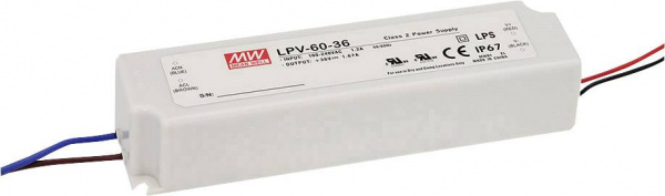 купить Mean Well LPV-60-5 LED-Trafo Konstantspannung 40 W
