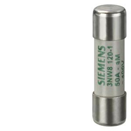 купить 3NW8101-1 Siemens CYLINDRICAL FUSE A.M. ACC. TO FRENCH STANDARD  (NFC) / WITHOUT INDICATOR SIZE 14X51MM, 500V 6A