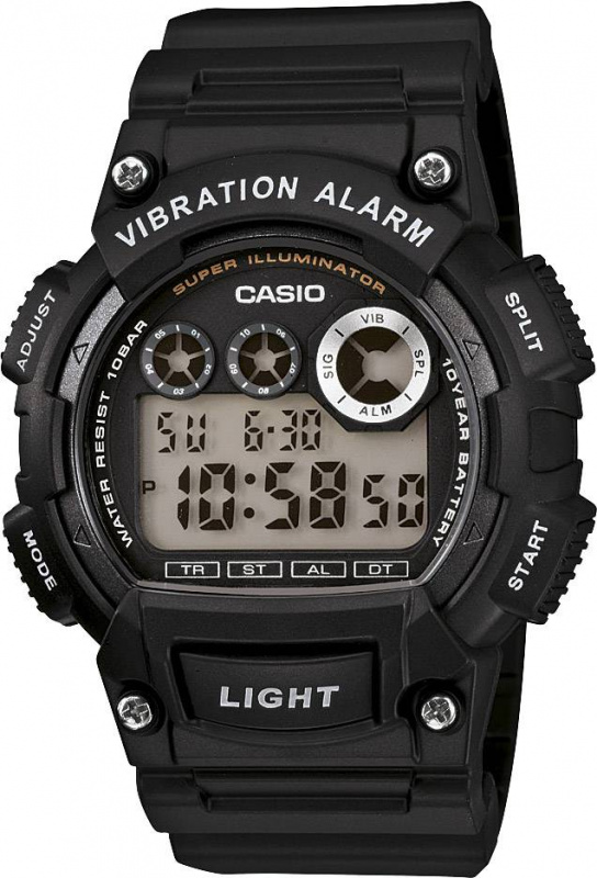 купить Armbanduhr digital Casio W-735H-1AVEF  Schwarz