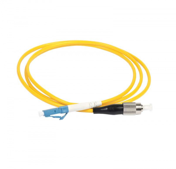 купить Патч-корд оптический коммутационный переходной для одномодового кабеля (SM); 9/125 (OS2); FC/UPC-LC/UPC; одинарного исполнения (Simplex); LSZH (дл.2м) ITK FPC09-FCU-LCU-C1L-2M