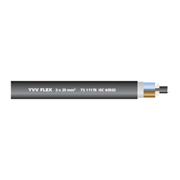 купить M1 4350 040420000 Untel Cable NYY-FLEX (YVV-FLEX)  4x25 (Siyah)