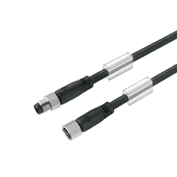 купить 1824571000 Weidmueller Sensor-actuator Cable (assembled) / Sensor-actuator Cable (assembled), Connecting line, M8 / M8, No. of poles: 3, Cable length: 10 m, pin, straight - socket, straight