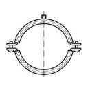 купить TOOLCRAFT Schraubrohrschellen 64 mm Stahl galvanis