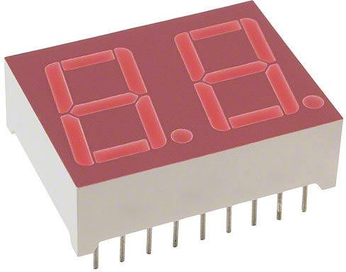 купить Lite-On 7-Segment-Anzeige Rot  14.22 mm 2 V Ziffer