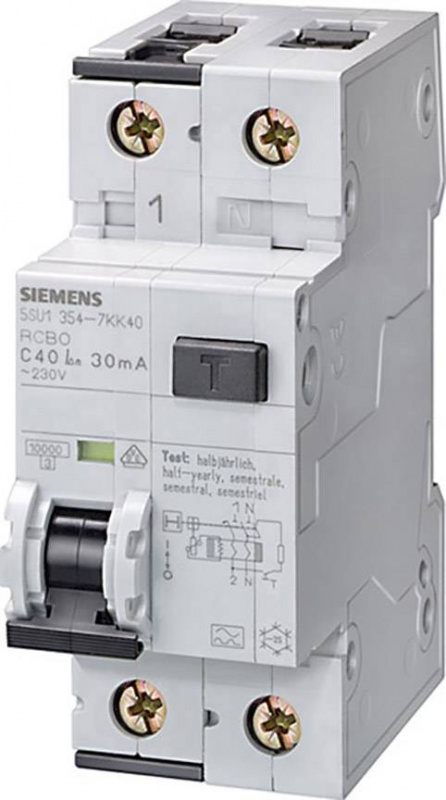 купить Siemens 5SU1654-6KK32 FI-Schutzschalter/Leitungssc