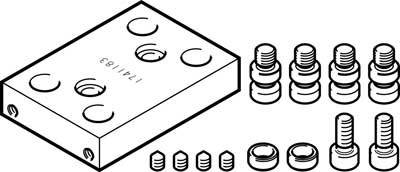 купить FESTO Adapter 1743177 DHAA-G-Q11-25-B11-32    1 St