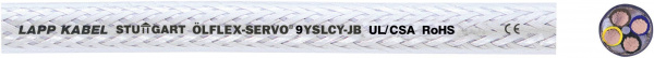 купить LAPP OLFLEXВ® 9YSLCY-JB Servoleitung 4 G 6 mmВІ Tran