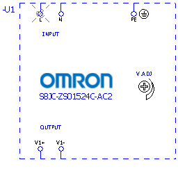 купить S8JC-ZS01524C-AC2 Omron Power supplies, Single-phase, S8JC