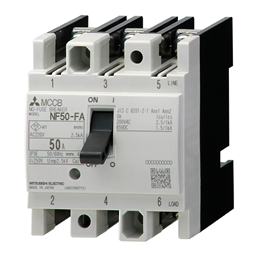 купить NF50-FA_3P_040A_F Mitsubishi Molded Case Circuit Breaker 3-Pole 40A Front connection type