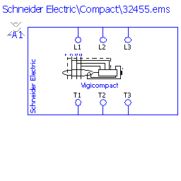 купить 32455 Schneider Electric earth-leakage module Compact Vigi MB - 3P / 200..440 V - 300..30000 mA / NS630