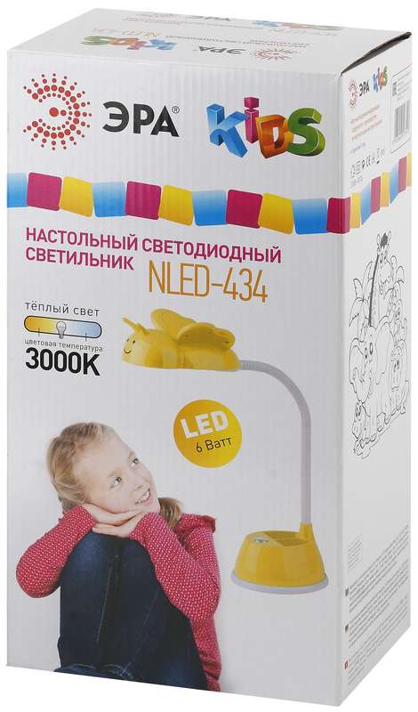 купить Светильник NLED-434-6W-Y настол. жел. ЭРА Б0031618