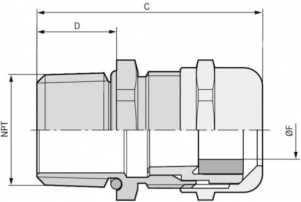 купить LAPP SKINTOPВ® MS-NPT 2'' Kabelverschraubung  2"  M