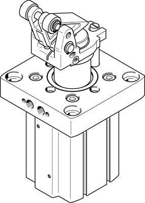 купить FESTO Stopperzylinder 543744 DFST-63-30-Y4-A  Hubl