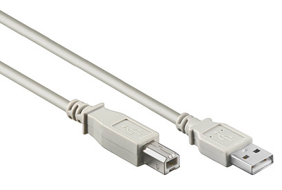 купить Q7508330 Schrack Technik USB 2.0 A-B Kabel, A Stecker-B Stecker, 5m, Grau