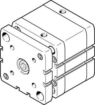 купить FESTO 554277 ADNGF-80-10-P-A Kompaktzylinder  Hubl