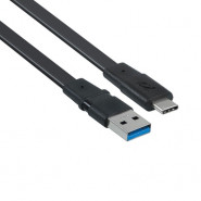 купить Кабель RIVAPOWER 6003 BK12 кабель Type C 3.0 - USB 1.2м черный