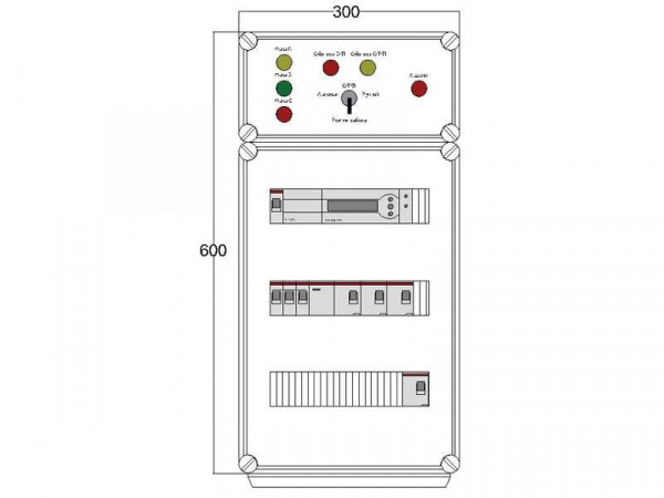 купить Щит управления электрообогревом HS 4х1700 D850 (с терморег.) ПСО DEVIbox DBS004