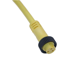 купить MIN-5FPX-12-N Mencom PVC Cable - 18 AWG - 300 V - 5.5A / 5 Poles Female Straight Plug 12 ft