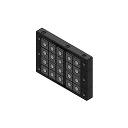 купить 42232.200 Icotek KEL 24|20-MT V2A  / Extension of KEL 24 cable entry frame, split, IP54, V2A screws