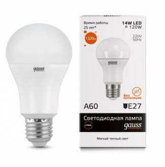 купить Лампа светодиодная LED Elementary A60 20Вт E27 3000К 1/10/40 Gauss 23219