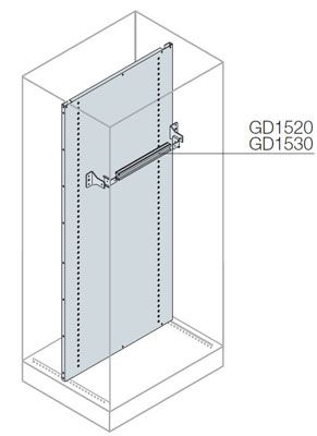 купить DINрейка с кронштейнами 36DIN-мод,L=800