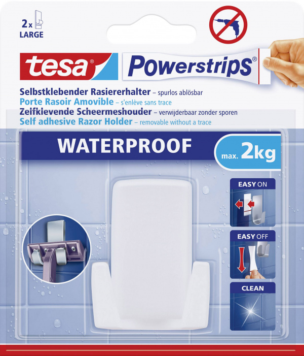 купить tesa 59703 tesa PowerstripsВ® Waterproof Rasiererha