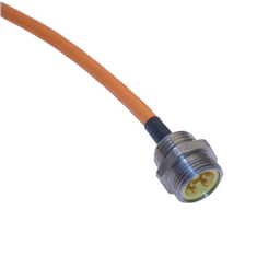 купить FFIN-4MR-2M-SS Mencom PVC Cable - 18 AWG - 300 V - 8A / 4 Poles Male Straight Front Mount Receptacle 2 m