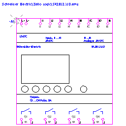 купить SR2B121JD Schneider Electric ZELIO LOGIC 12 E/A 12VDC / ZELIO LOGIC