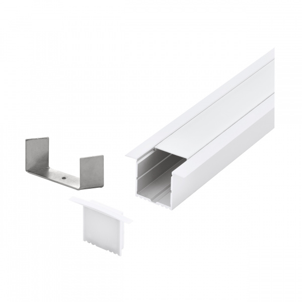 купить LI63373 Schrack Technik LED-Stripe Bodeneinbauprofil mit opaler Abdeckung weiss IP20