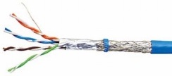 купить HSKS424PP5 Schrack Technik SF/UTP Kabel Cat.5e, 4x2xAWG24/1, PVC, Eca, blau