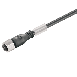 купить 9457950060 Weidmueller Sensor-actuator Cable (assembled) / Sensor-actuator Cable (assembled), One end without connector, M12, No. of poles: 4, Cable length: 0.6 m, Female socket, straight