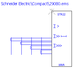 купить 29080 Schneider Electric trip unit - STR22SE 100 A 4 poles 4d / NS100