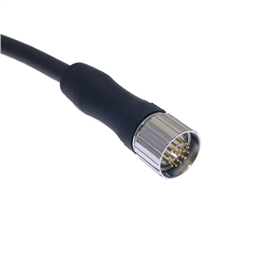 купить MCVP-19MP-5M Mencom PUR Cable - 18/22 AWG - 150 V - 1/10A / 19 Poles Male Straight Plug 5 m