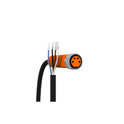 купить AA009 Autosen M8 socket, straight, with 2 m PUR cable, 4 poles / PUR cable, 4 x 0.25 mm? (32 x O 0.1 mm), O 3.7 mm, halogen-free / Protection IP 65 / IP 67 / IP 68 / IP 69 K