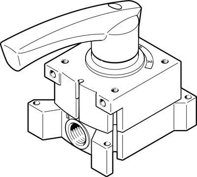 купить FESTO VHER-H-B43C-G14 Steuerschieber  0 bis 10 bar