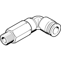 купить QBLL-1/4-3/8-U-M Festo Угловой фитинг с цанговым зажимом, удлиненный