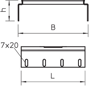 купить Комплект соединительный для лотка H110 RVS 110 10 DD OBO 6068789