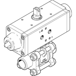 купить VZBA-2"-WW-63-T-22-F0507-V4V4T-PS90-R-90-4-C Festo Шаровой кран с приводом / 00992011