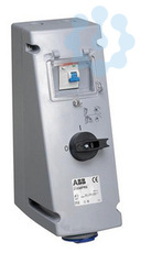 купить Розетка 16А 2P+E в боксе ВУ IP44 ABB 2CMA167756R1000