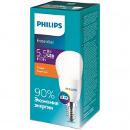 купить Лампа светодиодная Philips ESS LED Lustre 5.5-60W E14 827 P45ND