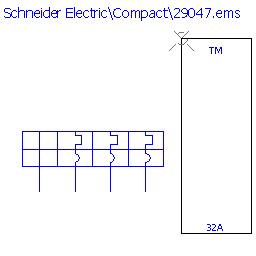 купить 29047 Schneider Electric trip unit - TMD 32 A 4 poles 3d / NS100