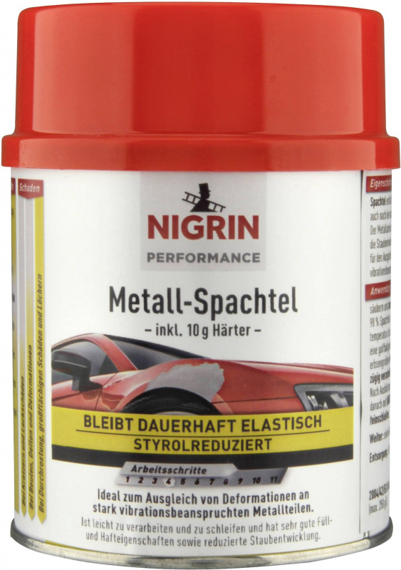 купить Nigrin Performance 72116 Metall-Spachtel 500 g