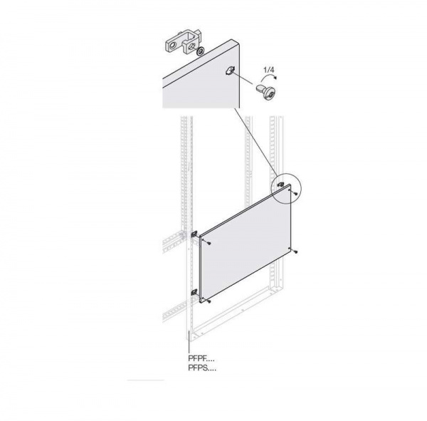 купить Панель глухая H=100мм W=400мм ABB 1STQ007466A0000