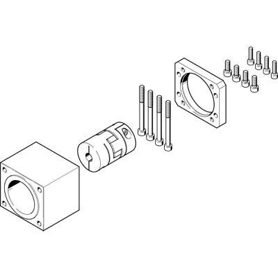 купить FESTO Axialbausatz 3637959 EAMM-A-S62-70A-G2    1