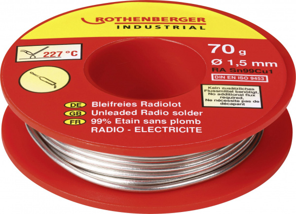 купить Rothenberger Industrial Bleifreies Radiolot 70g Loe