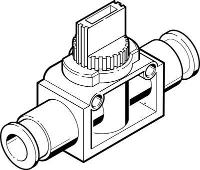 купить FESTO Absperrventil 153475 HE-3-QS-6  -0.95 bis 10