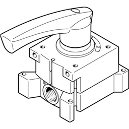 купить VHER-H-B43U-G18 Festo Распределитель с ручным управлением / 00995549