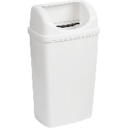 купить Корзина для мусора Luscan Professional настенная 50л белая R-3519